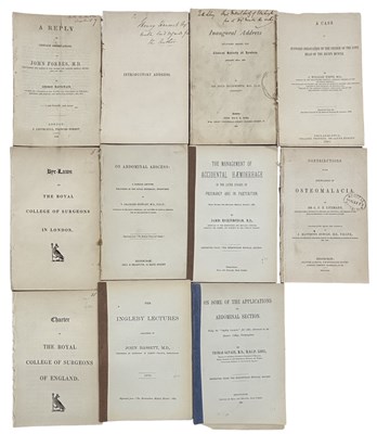 Lot 1407 - MEDICAL PAMPHLETS 19TH CENTURY. A Collection...
