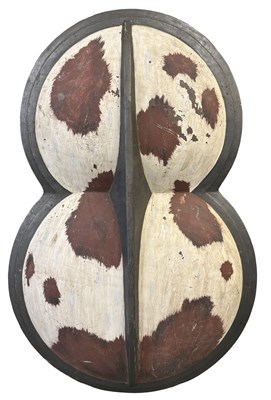 Lot 45 - A fibreglass figure 8 Mycenaean prop shield,...