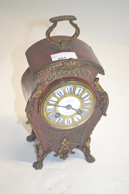 Lot 501 - A small late 19th Century French tortoiseshell...