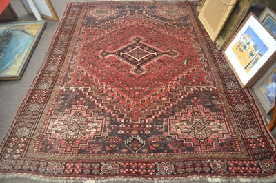 Lot 519 - An early 20th Century Causasian wool floor rug...