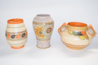 Lot 238 - Group of Charlotte Rhead ceramics for Crown...