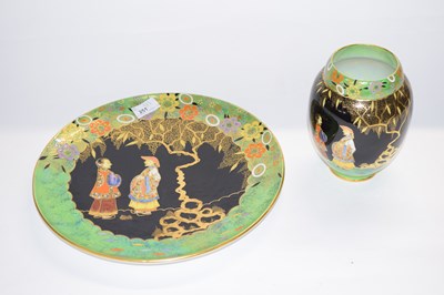 Lot 251 - A Carlton ware charger, circa 1930's the...