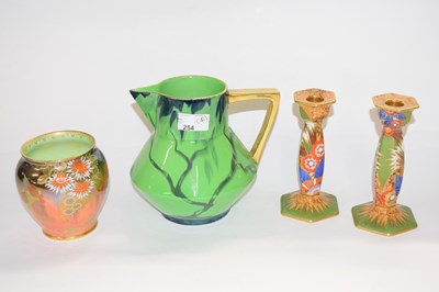 Lot 254 - A Carlton ware jug from the Handcraft Series,...