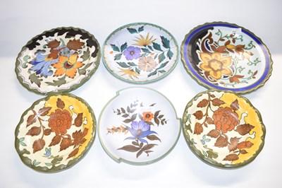 Lot 247 - Quantity of six Dutch Gouda wares comprising...