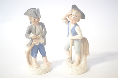 Lot 415 - Two Goebel figures of a gardener and...