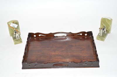 Lot 336 - Pair of 1930's Art Deco book ends, both with...