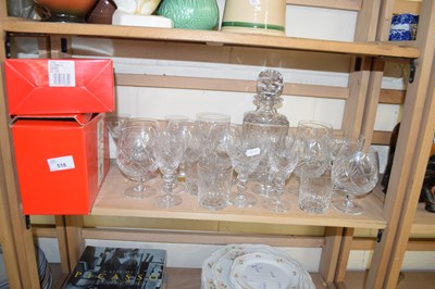 Lot 518 - COLLECTION OF VARIOUS MODERN CRYSTAL GLASS...