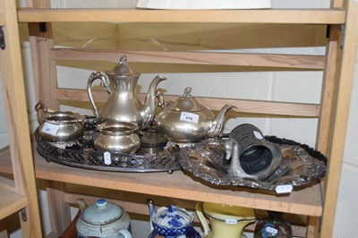 Lot 570 - MIXED LOT : VARIOUS SILVER PLATED WARES