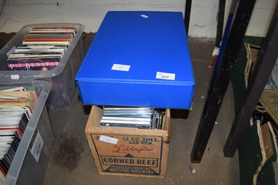 Lot 577 - ONE BOX CDS AND A CASE OF CASSETTES