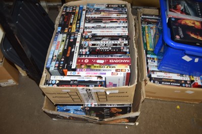 Lot 584 - TWO BOXES VARIOUS DVDS