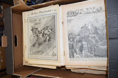 Lot 592 - BOX OF 'THE WAR ILLUSTRATED' MAGAZINE