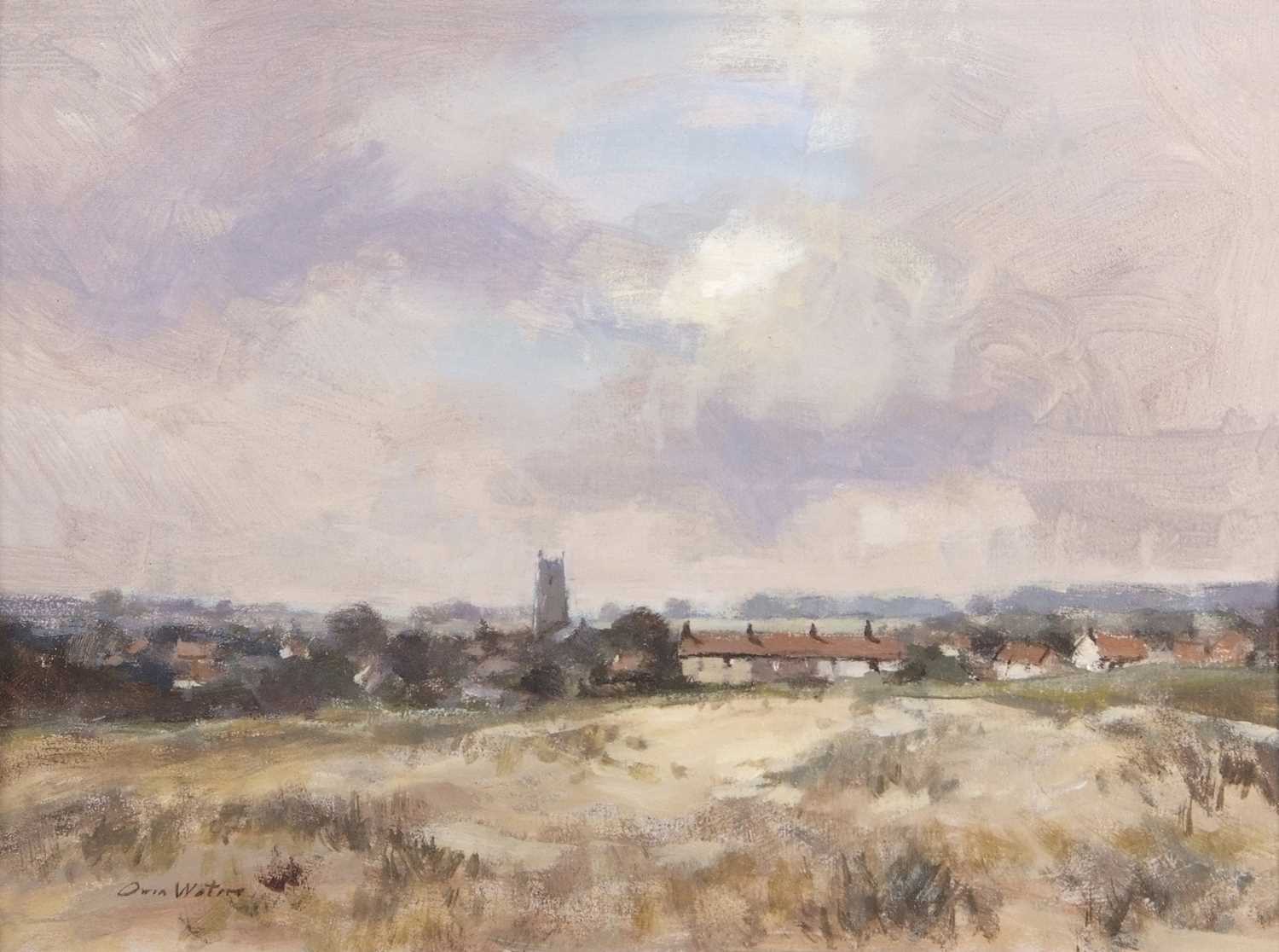 Lot 441 - Owen Waters (1916-2004), View over a rural...