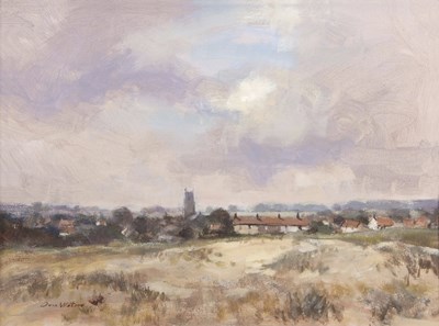 Lot 441 - Owen Waters (1916-2004), View over a rural...