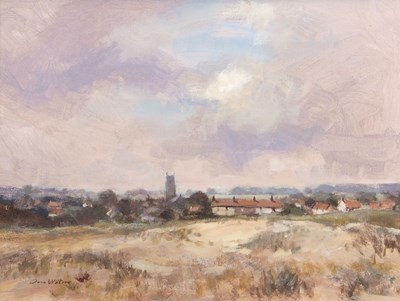 Lot 441 - Owen Waters (1916-2004), View over a rural...