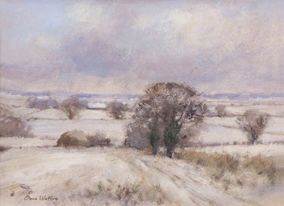 Lot 445 - Owen Waters (1916-2004), View across a country...