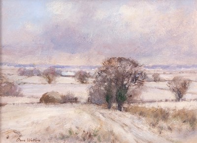Lot 445 - Owen Waters (1916-2004), View across a country...