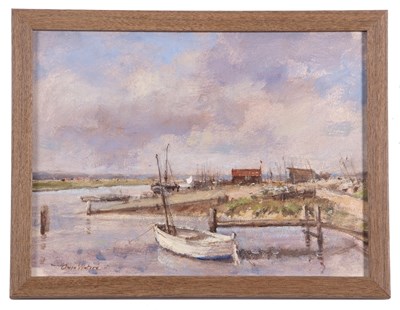 Lot 443 - Owen Waters (1916-2004), Broadland scene and a...