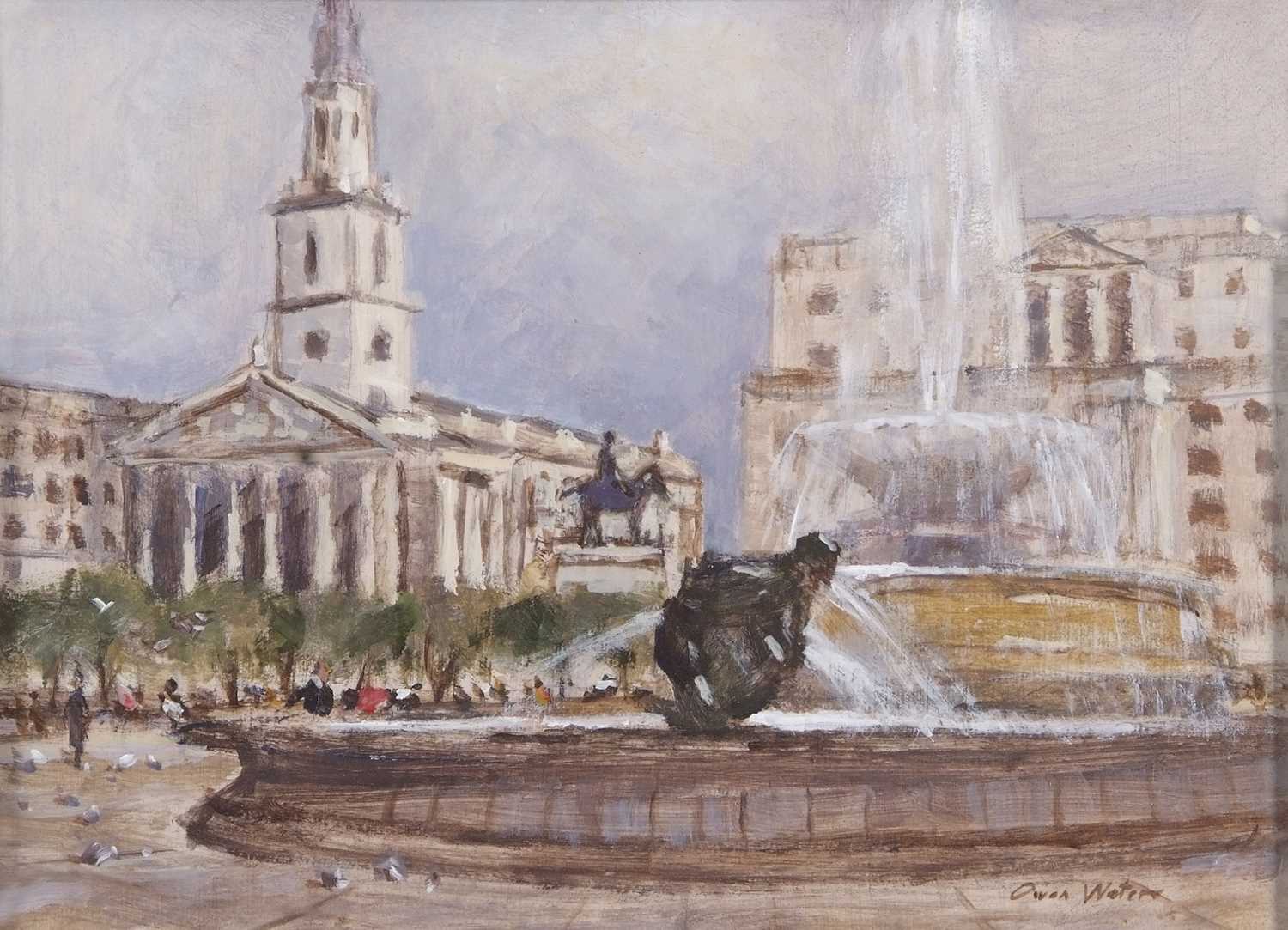 Lot 439 - Owen Waters (1916-2004),Trafalgar Square,...