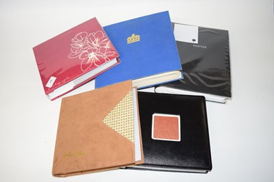 Lot 367 - Quantity of postcard albums, Edwardian cards,...