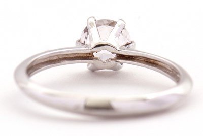 Lot 6 - A 9ct kunzite ring, the round single stone...