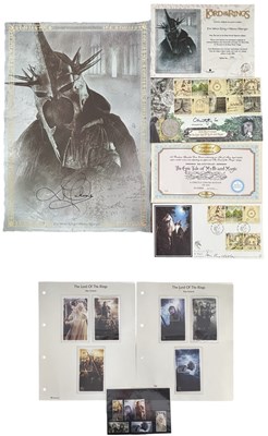 Lot 28 - SIGNED LORD OF THE RINGS: A mixed lot of...