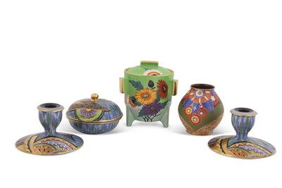 Lot 26 - A group of Carlton ware Art Deco wares...