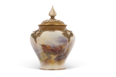 Lot 28 - A Royal Worcester vase early 20th Century of...