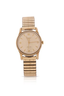 Lot 238 - A 9ct gold cased Longines automatic gents...