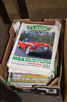 Lot 629 - BOX OF CLASSIC AND SPORTS CAR MAGAZINES