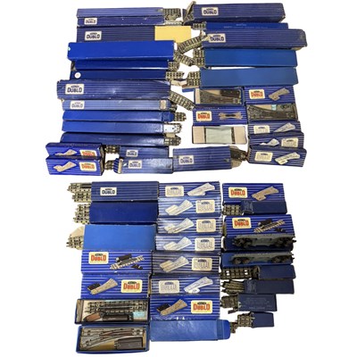 Lot 177 - A large collection of boxed Hornby Dublo track...