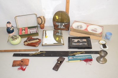 Lot 24 - Mixed Lot: Dressing table mirror, Whist cards,...