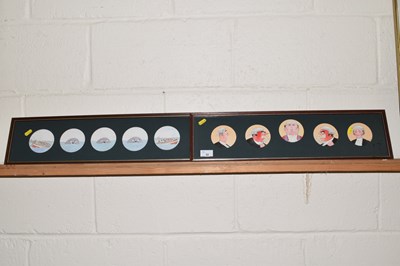 Lot 32 - Country Cartoons by Guy, framed group Bar...