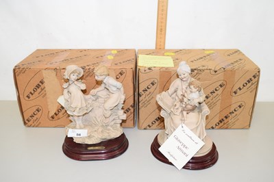 Lot 56 - Giuseppe Armani - Two figure groups