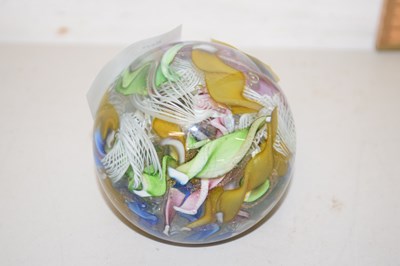 Lot 58 - A small vintage paperweight with Latticano...