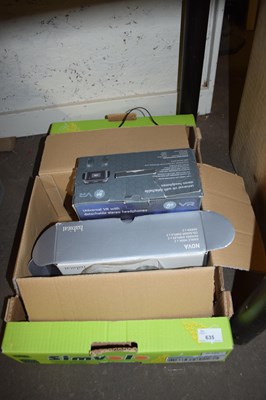 Lot 635 - ONE BOX VR GOGGLES, CORDLESS TELEPHONE AND...