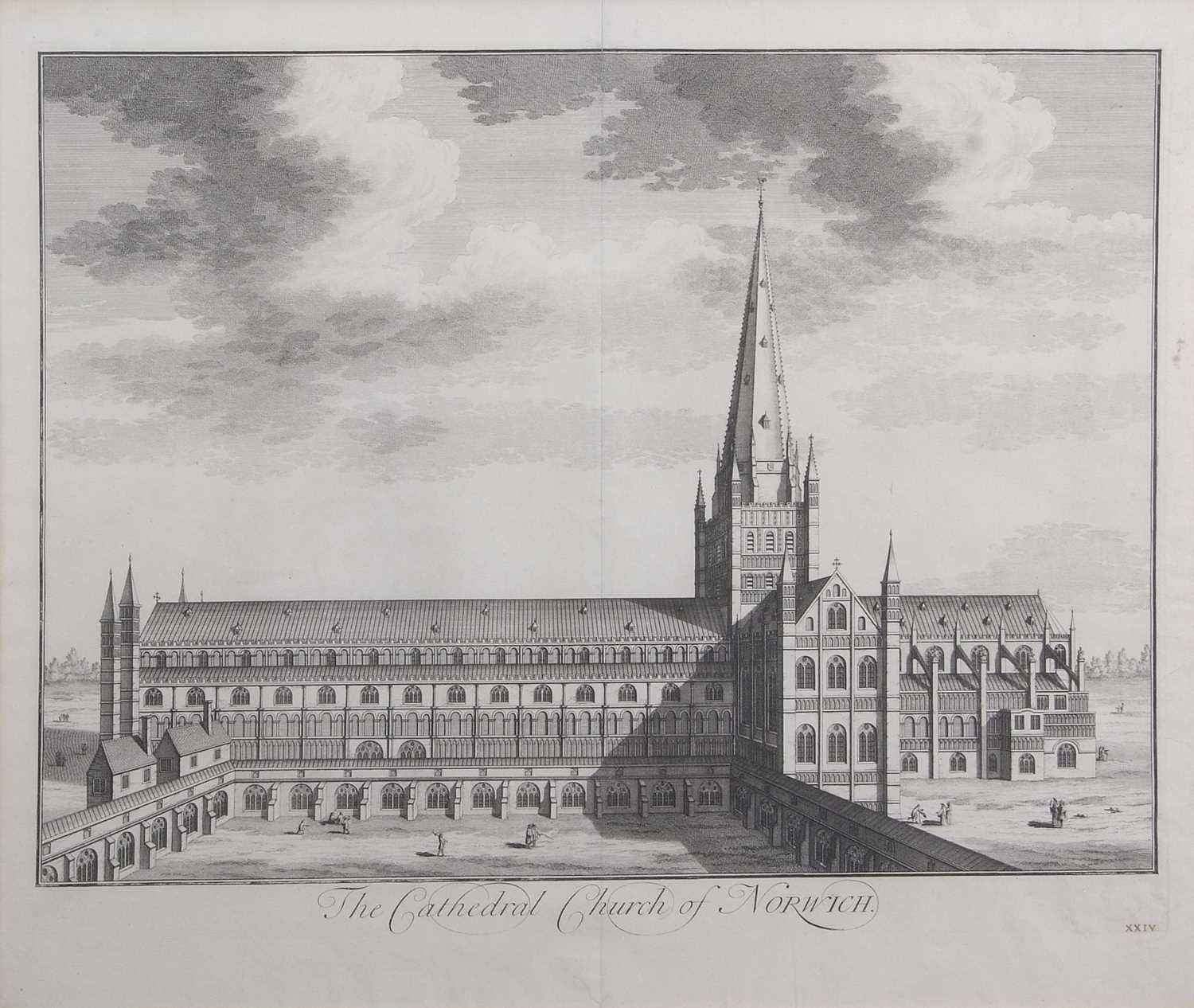 Lot 437 - British School, 18th century, 'The Cathedral...