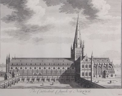 Lot 437 - British School, 18th century, 'The Cathedral...