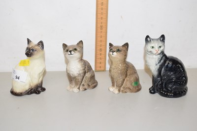 Lot 94 - A group of Beswick model cats