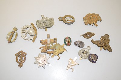 Lot 96 - A group of military cap badges to include...