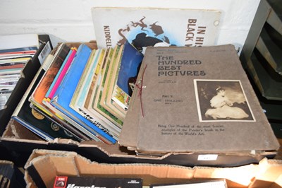 Lot 641 - ONE BOX GILES CARTOON BOOKS PLUS 'THE HUNDRED...