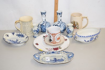 Lot 146 - Mixed Lot: Various modern Delft wares, Royal...