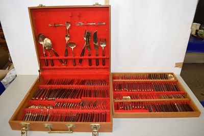 Lot 152 - Modern canteen of nickel bronze cutlery