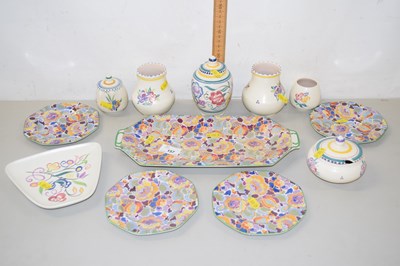Lot 157 - Group of Poole pottery small preserve pots and...