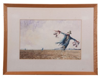 Lot 446 - John Sutton (British, b.1935), 'Scarecrows',...
