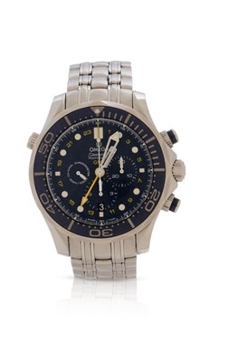 Lot 248 - An Omega Seamaster Diver 300M GMT gents watch...