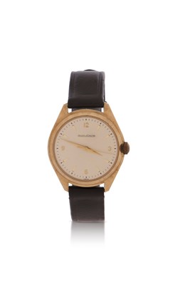 Lot 249 - A 9ct gold cased Jaeger LeCoultre gents watch...