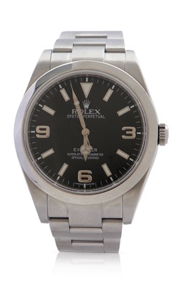 Lot 256 - A Rolex Explorer 39mm gents watch reference...