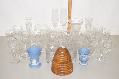 Lot 182 - Quantity of various drinking glasses, Wedgwood...