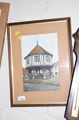 Lot 219 - Robinson, study of The Buttercross, Wymondham,...