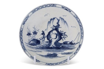 Lot 58 - A rare early Worcester saucer circa 1754...